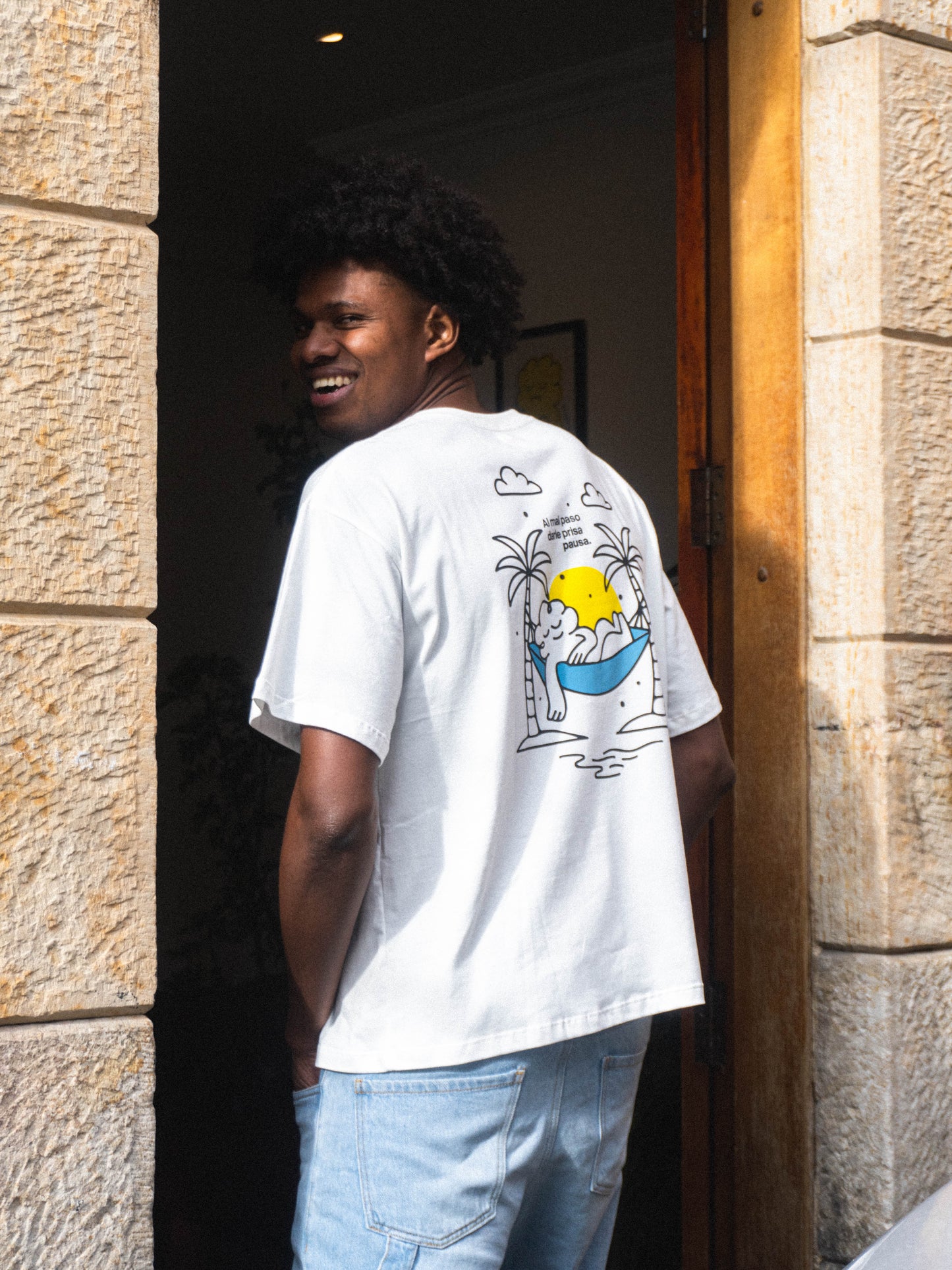 Voy Lento – Camiseta Oversized Estampada