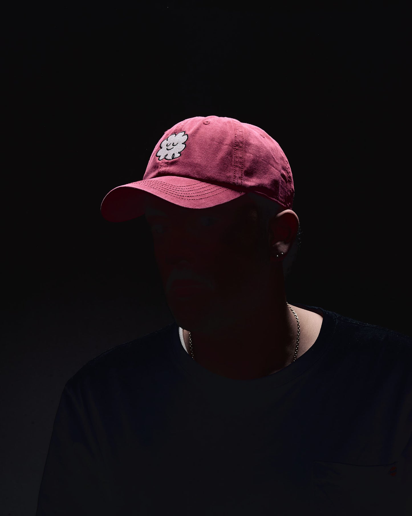 Gorra clásica Roja – Nube bordada