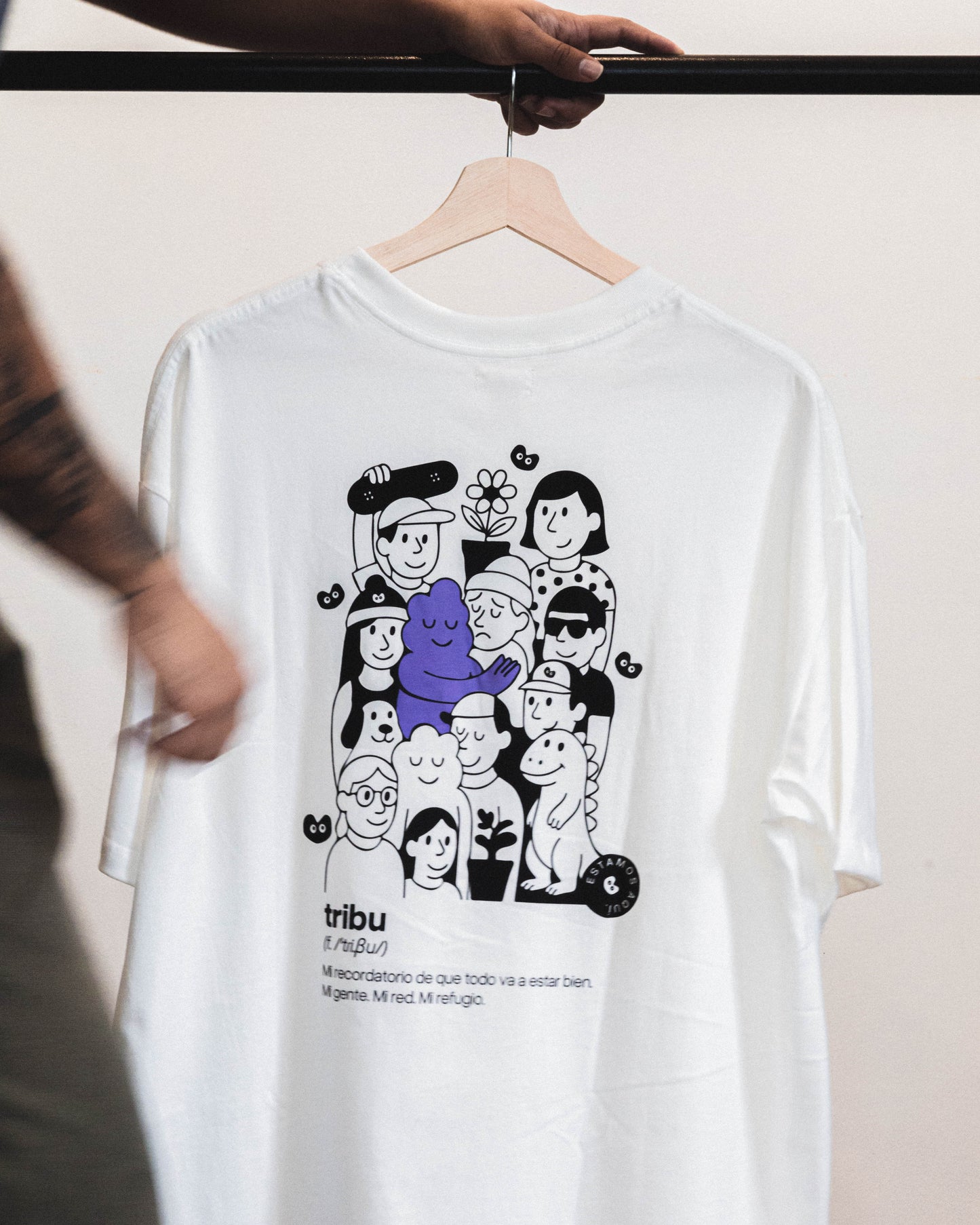 Tribu – Camiseta Oversized Estampada