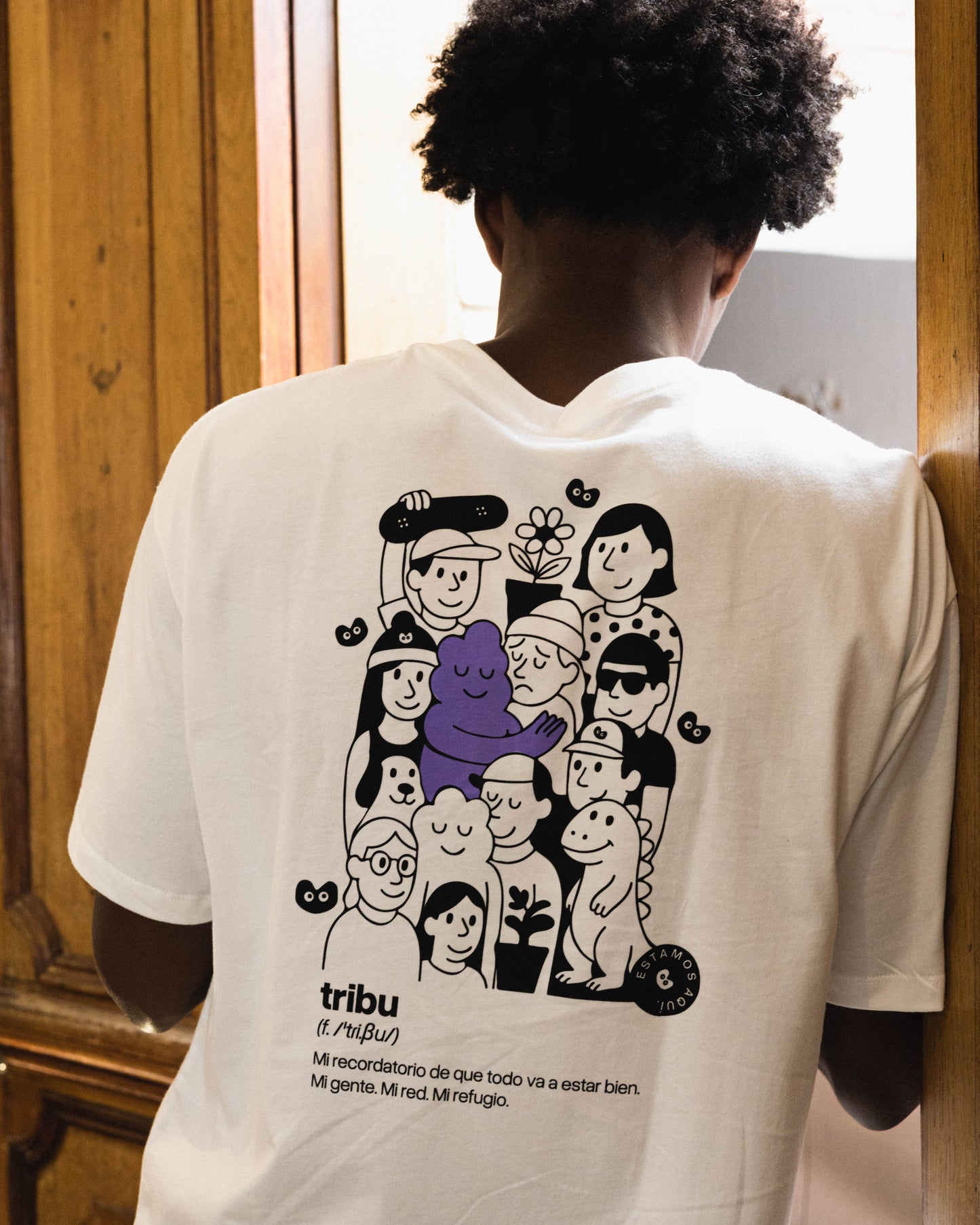 Tribu – Camiseta Oversized Estampada