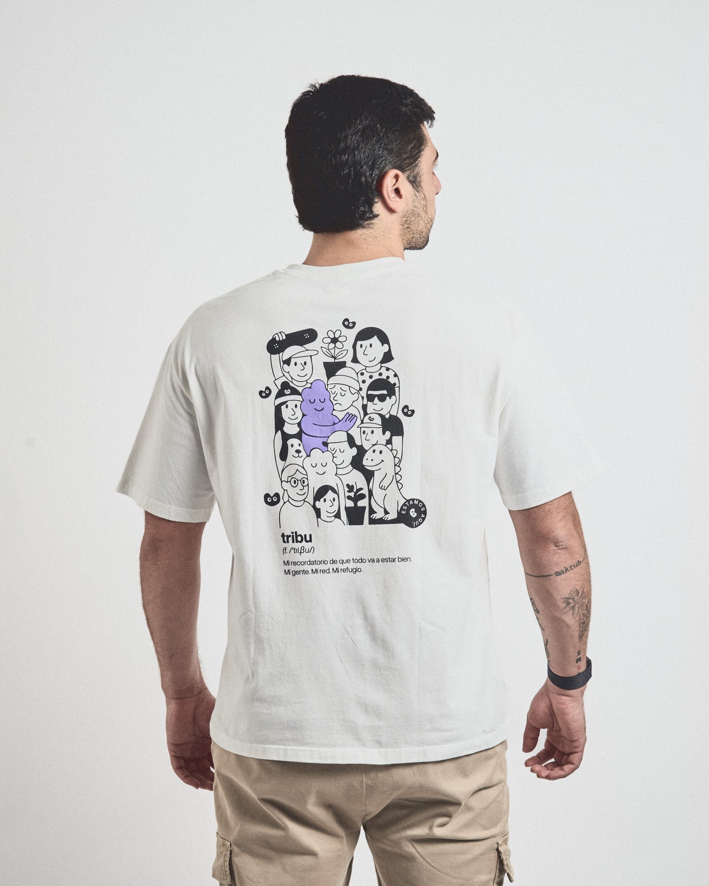 Tribu – Camiseta Oversized Estampada