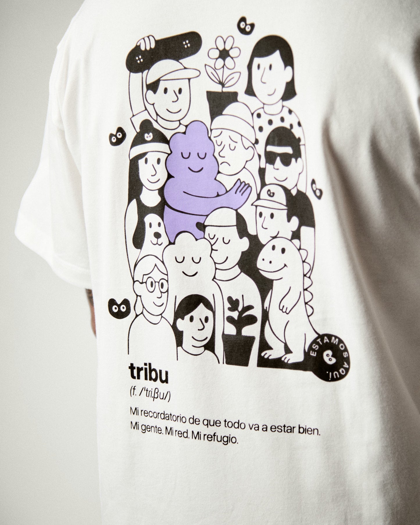 Tribu – Camiseta Oversized Estampada