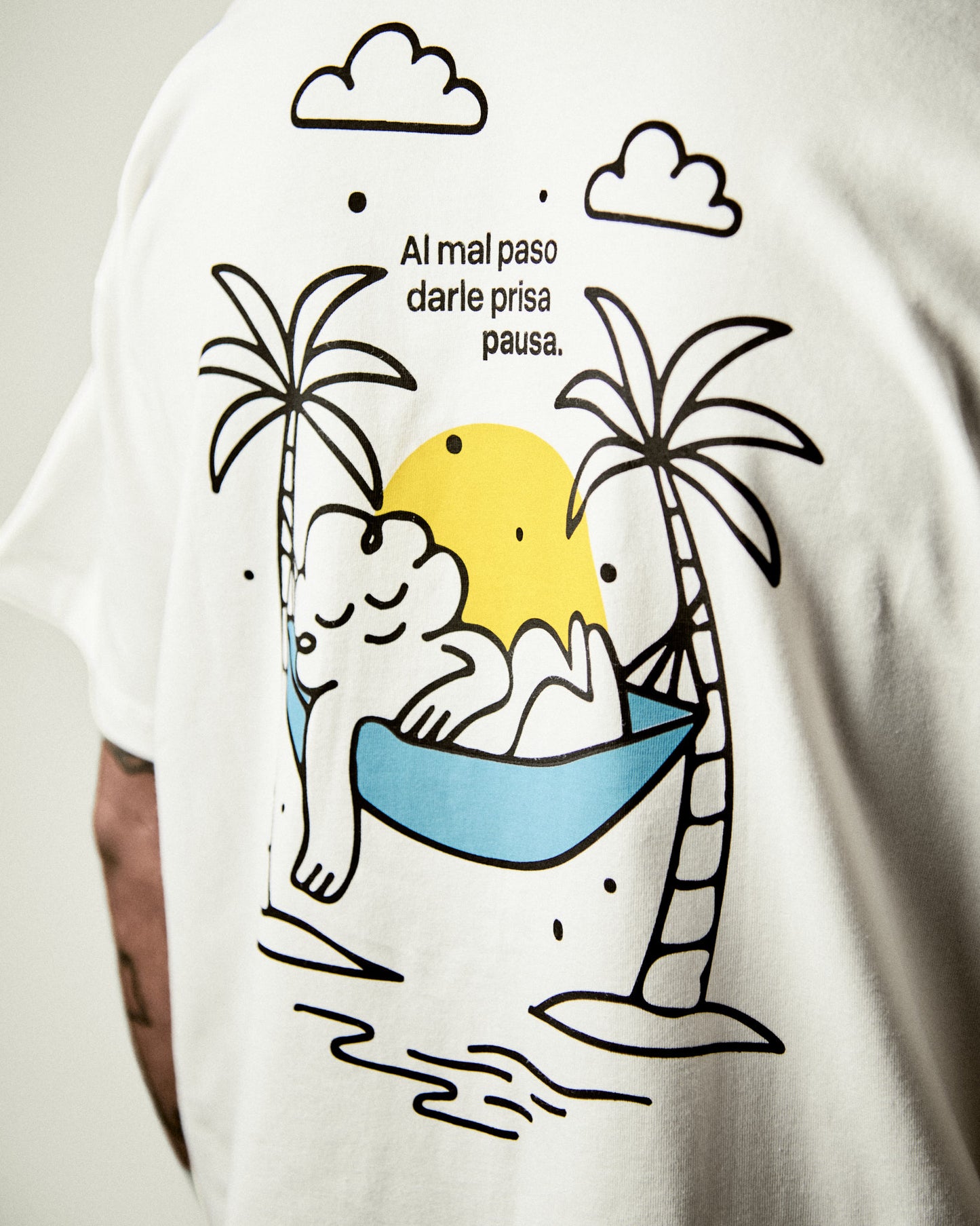 Voy Lento – Camiseta Oversized Estampada