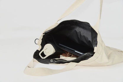 Tote Bag Esencial  Zipper - RAW - Cremallera y Protección