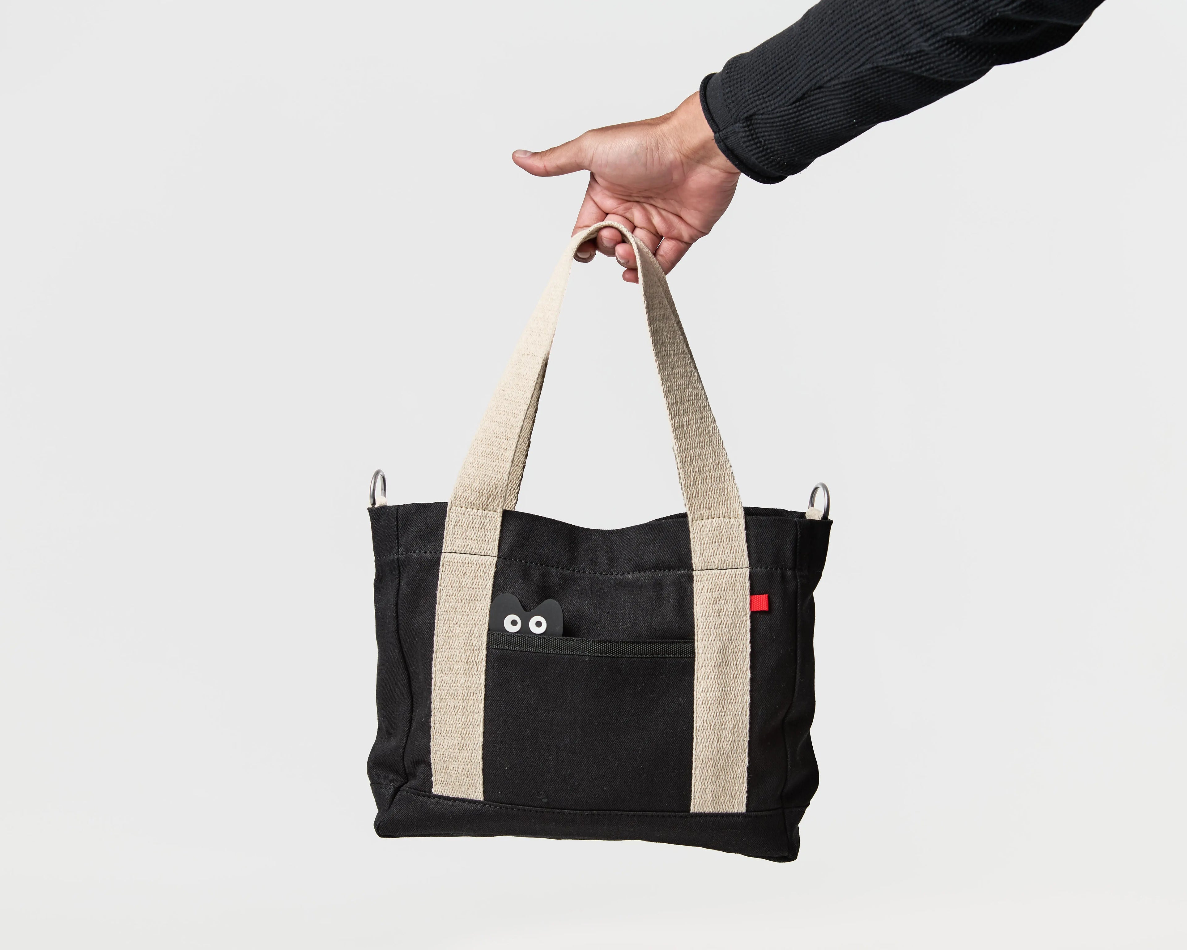 Mini Tote Bag Black - Petite y Segura