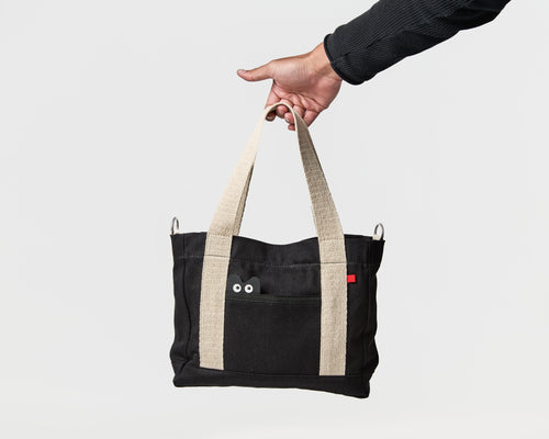 Mini Tote Bag Black - Petite y Segura