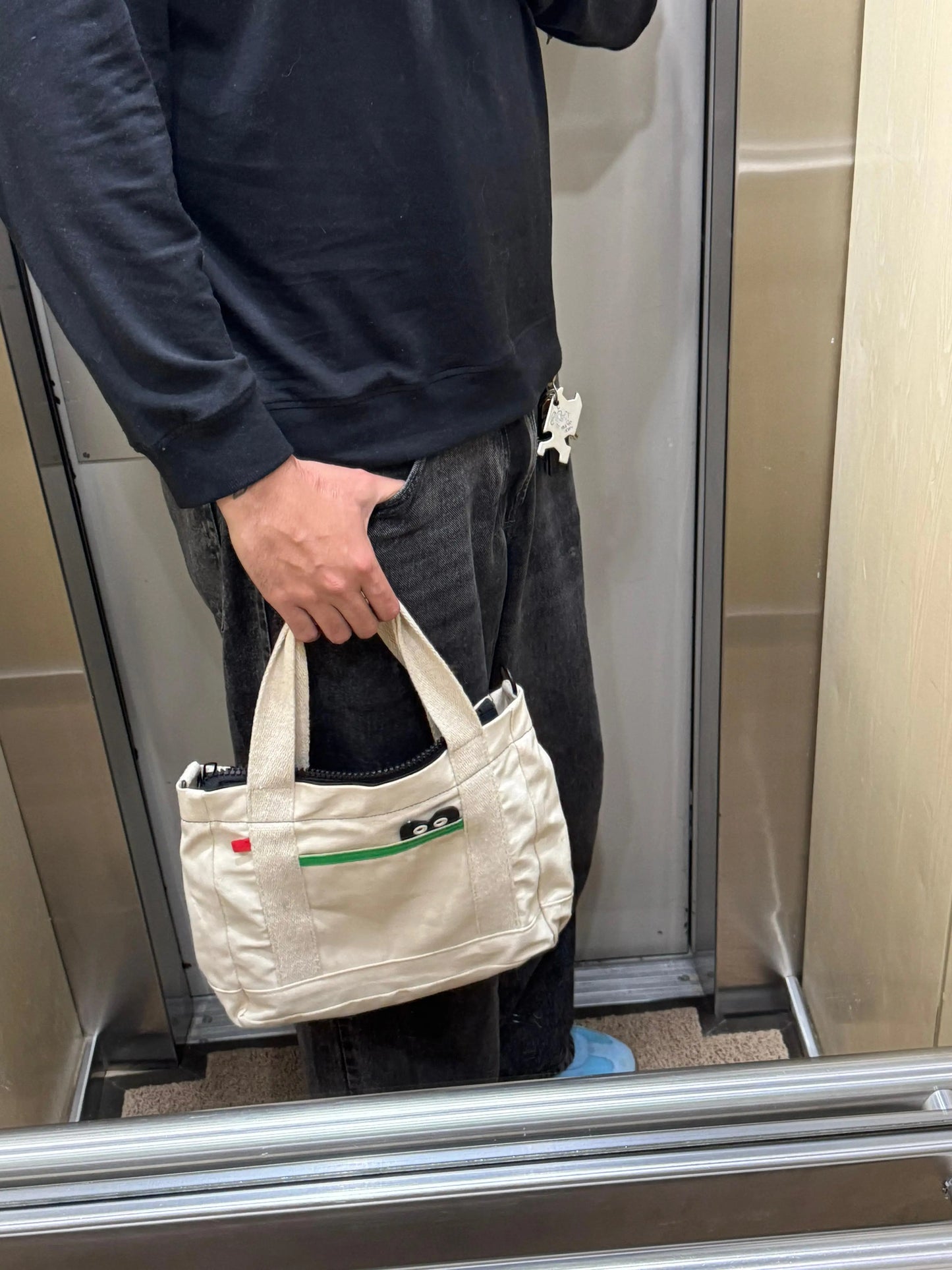 Mini Tote Bag Raw - Petite y Segura