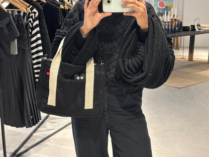 Mini Tote Bag Black - Petite y Segura